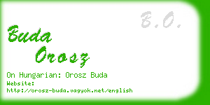 buda orosz business card